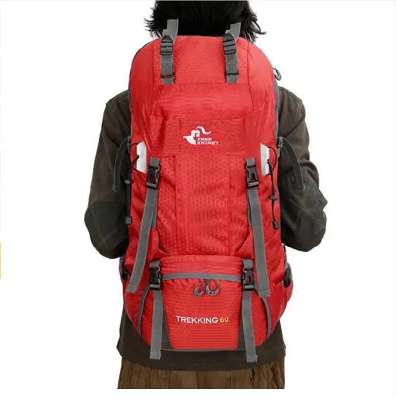 Sac à Dos Étanche 60L Trekking – Ultra-Léger, Randonnée & Bivouac