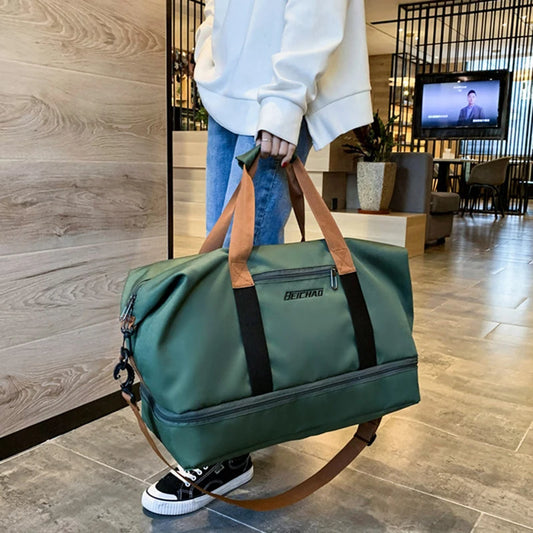 Sac de Voyage Étanche avec Compartiment Chaussures 35L – Cabine